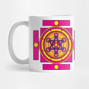 Metatron's Cube Merkaba Mandala Mug